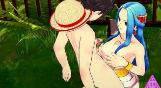 One Piece Rufy Nefertari Vivi Video Hentai Sesso Pompino Sega Eccitata E Sborrata Gioco Porno Senza